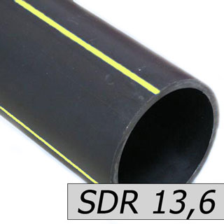 Труба ПНД газопроводная ПЭ-100 SDR 13,6 400 мм