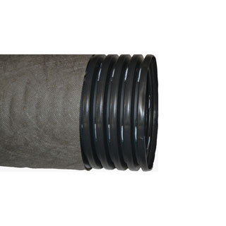 Дренажная труба гофрированная в фильтре геотекстиль Сибур 160 мм