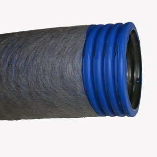 Дренажная труба двухслойная в фильтре геотекстиль Typar 160 мм