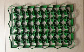 Газонная решетка зеленая (600х400х50)