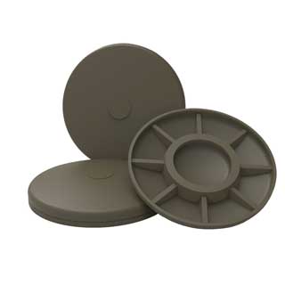 Крышка колодца коричневая тип I