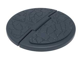 Крышка колодца складная графит тип I