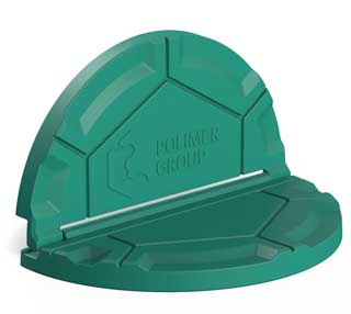 Крышка колодца складная зеленая тип II