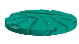 Крышка колодца зеленая тип II