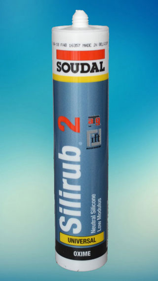 Нейтральный силикон Soudal Silirub 2 310 мл