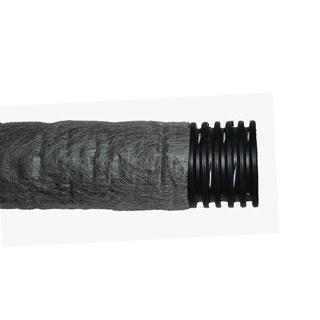 Труба дренажная гофрированная перфорированная в фильтре геотекстиль Typar 63 мм