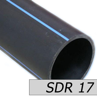 Труба ПНД водопроводная ПЭ-100 SDR 17 160 мм