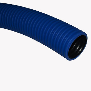 Труба двустенная защитная гофрированная синяя 110 мм